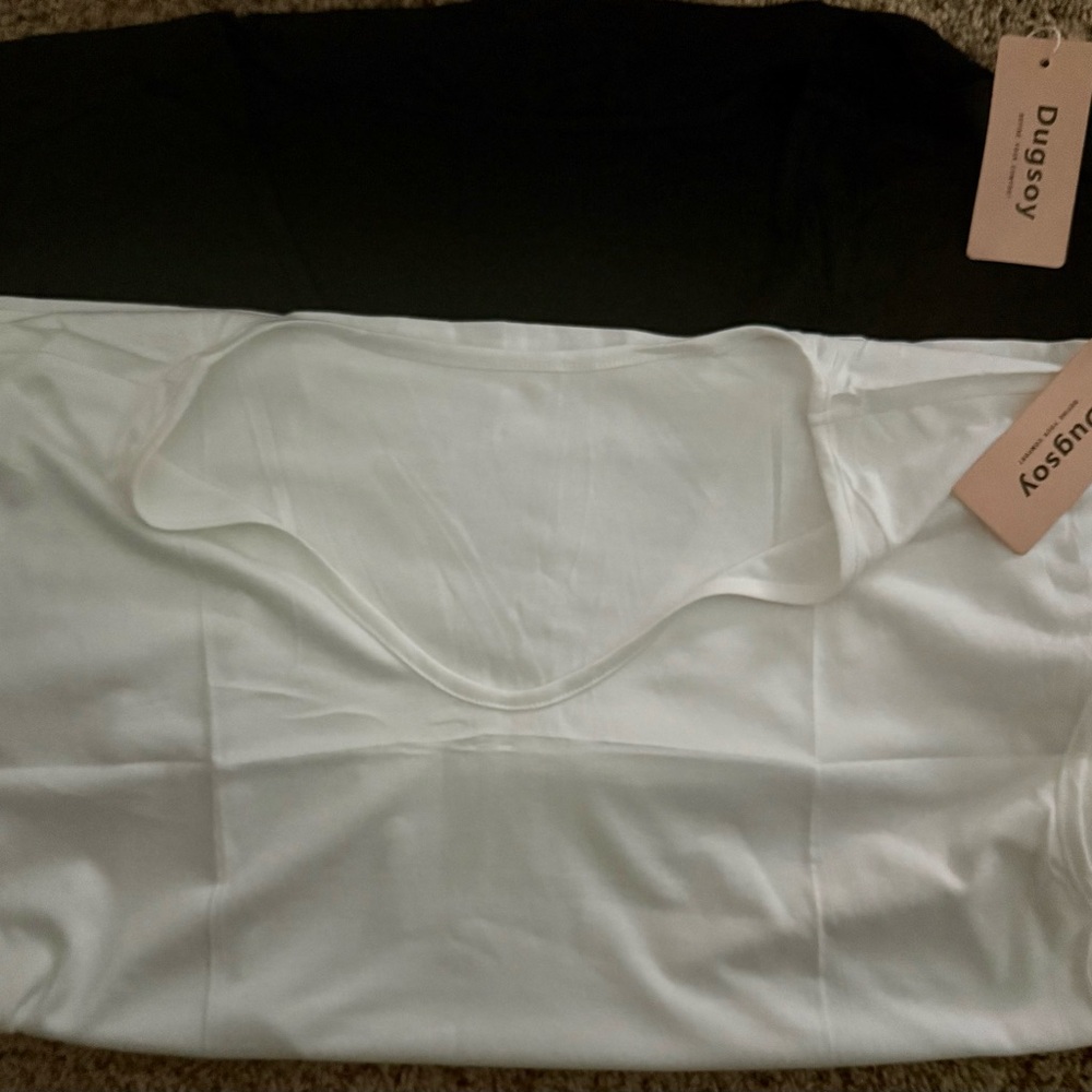 Women's Elegant Black and White Blouse Set
